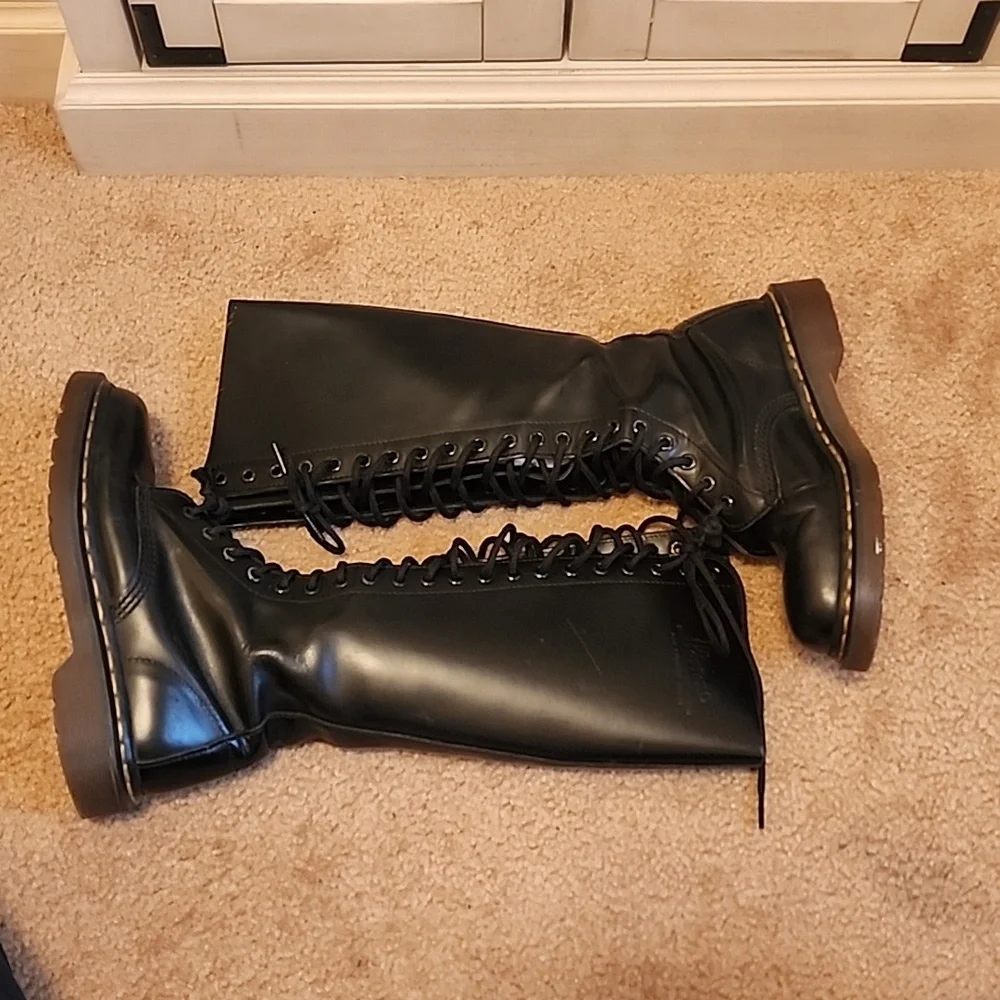 Dr. Martens 20 eyes 9663 Moto Lace-up Boots - Picture 14 of 16